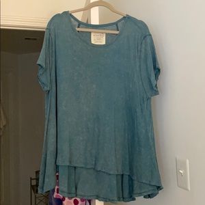 Free People Oversized Tee Size XS